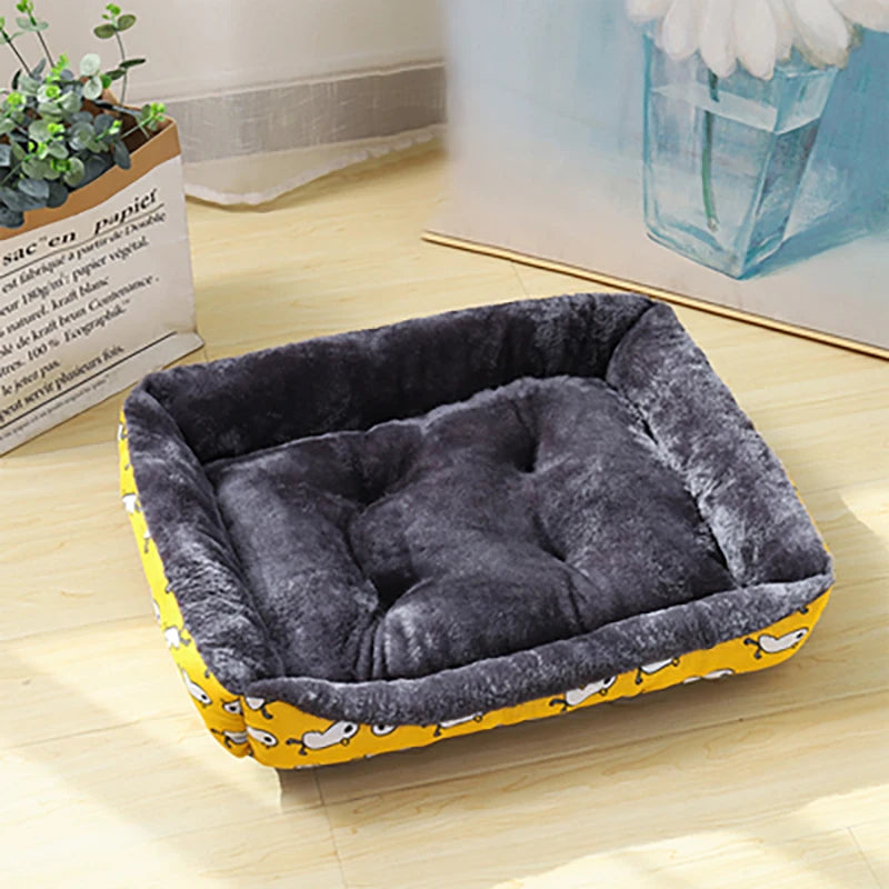 Cama Sofá Pet para Inverno – Almofada Aconchegante para Cães e Gatos Pequenos, Médios e Grandes