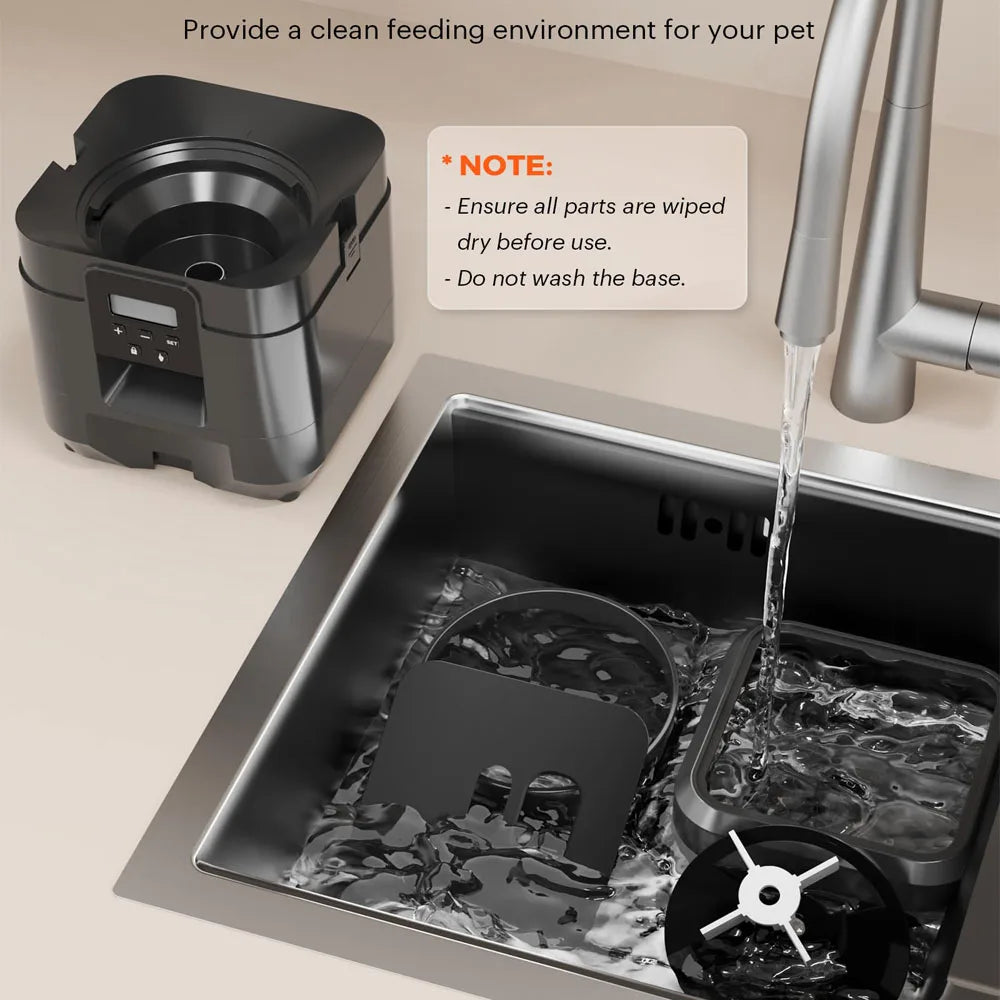 Comedouro Automático Inteligente para Cães e Gatos com Timer e Controle de Porções