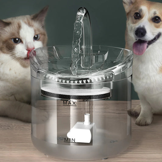 Fonte de Água Automática para Cães e Gatos 2L – Bebedouro Pet com Funcionamento Silencioso