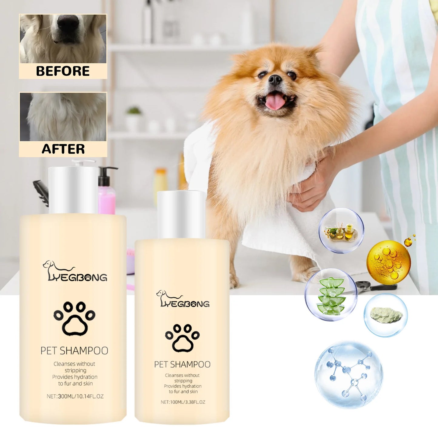 Shampoo para Cães 100ml – Limpeza e Cuidado da Pelagem