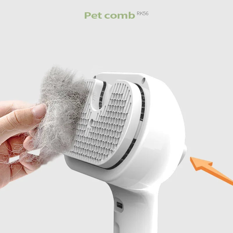 Kit Promo PetFeliz™ – Escova Grooming com Spray + Escova Dental GRÁTIS