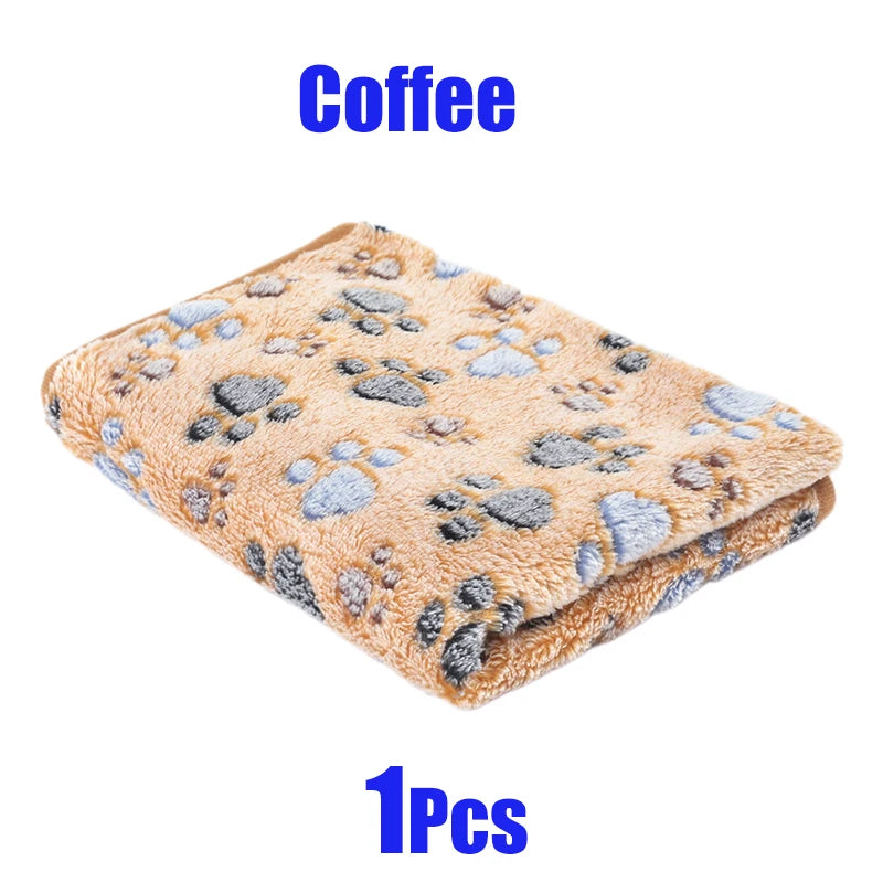 Manta Pet Estampa Patinha – Flanela Macia e Quentinha para Cães e Gatos