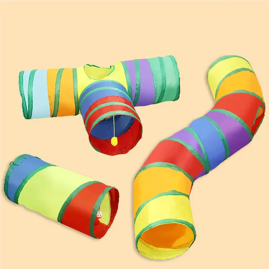 Túnel Interativo para Gatos – Reduz Ansiedade, Estimula Exercício, Durável