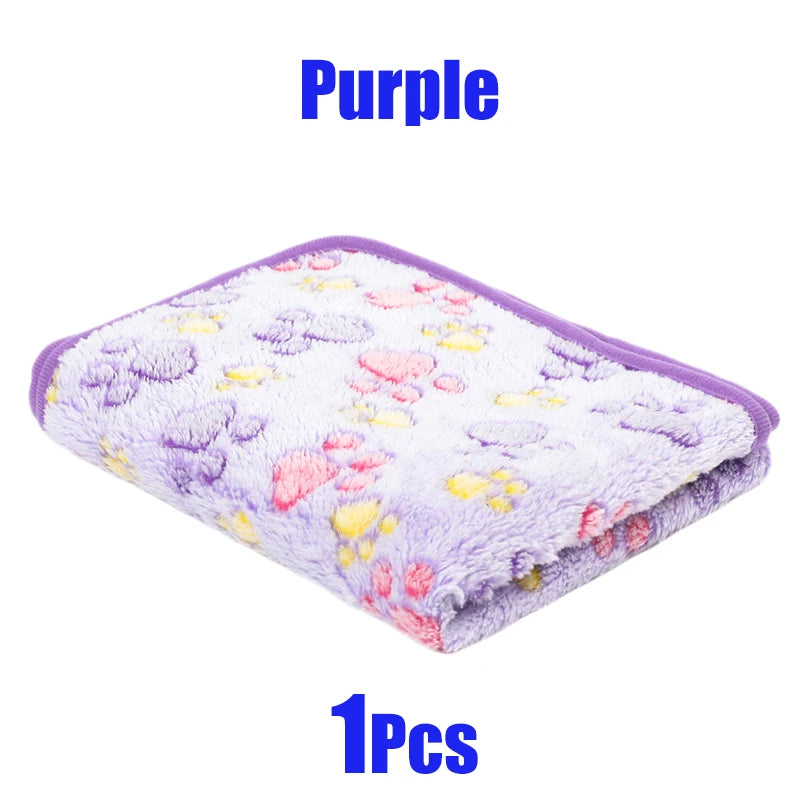 Manta Pet Estampa Patinha – Flanela Macia e Quentinha para Cães e Gatos