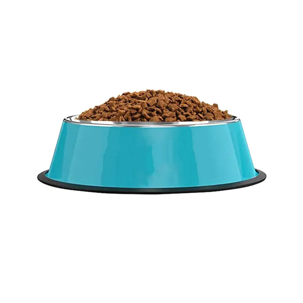 Comedouro para Cães e Gatos em Aço Inoxidável – Tigela para Ração e Água