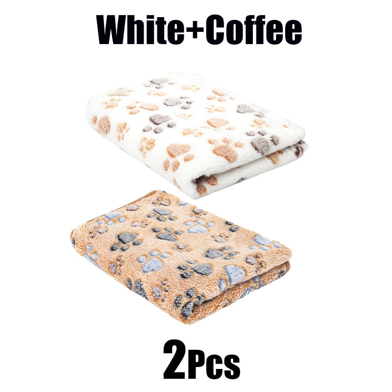 Manta Pet Estampa Patinha – Flanela Macia e Quentinha para Cães e Gatos