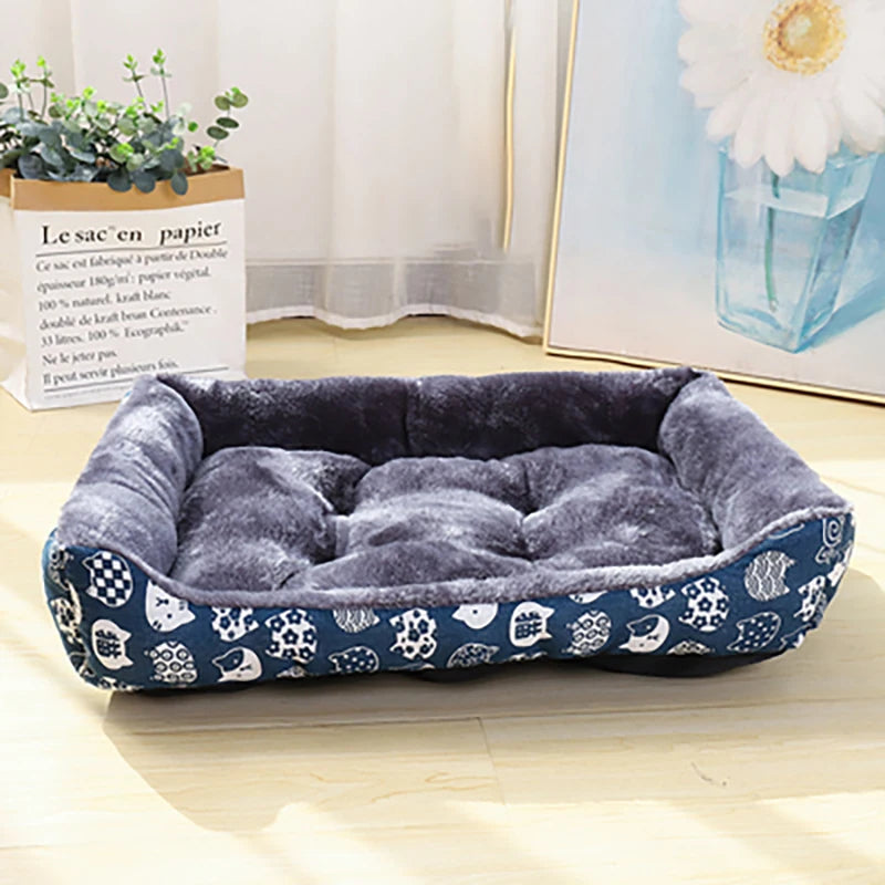 Cama Sofá Pet para Inverno – Almofada Aconchegante para Cães e Gatos Pequenos, Médios e Grandes