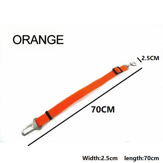 Cinto de Segurança Ajustável para Cães e Gatos – Guia para Transporte em Veículos