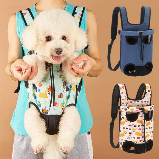 Mochila de Transporte Camuflada para Cães – Bolsa com Malha Respirável